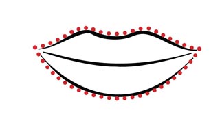 How to apply lip liner