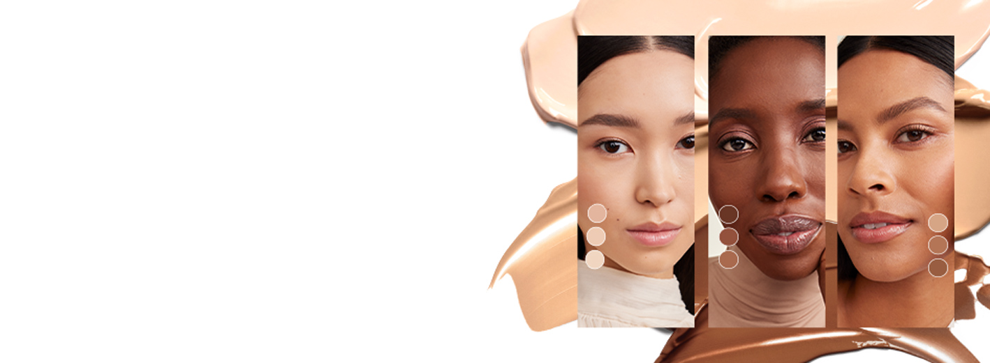 Retinol_03 Product and test tubes with pink liquid floating